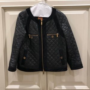 Tory Burch quilted leather jacket
